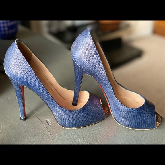Louboutin peep toe heels - Picture 2 of 7